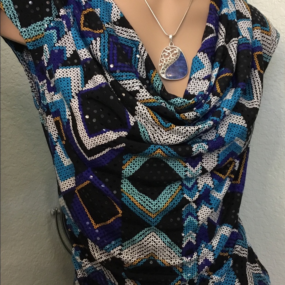 Beautiful Style & CO. Blouse with Sequins. .